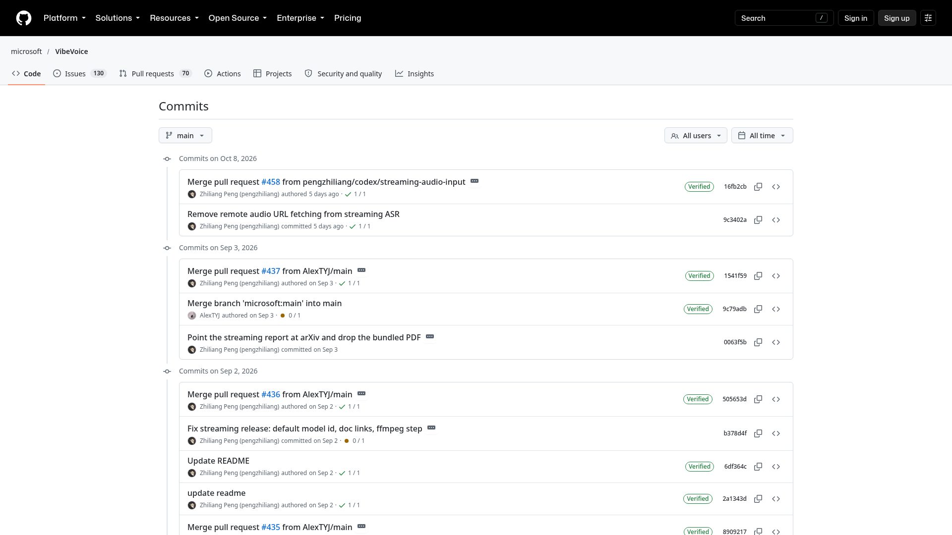 VibeVoice releases